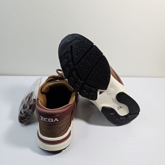 NWT Zeba Hands Free Slip On Lace Brown Athleisure Walking Sneakers Men\'s Size 8 main image 6